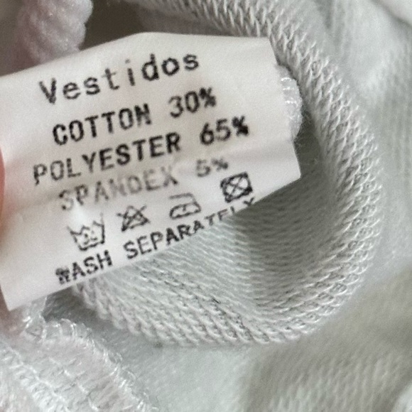 Cropped Colorblock Crewneck Sweatshirt with Drawstring Waist - Picture 7 of 7